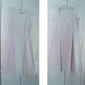 Midi dress with cut out back